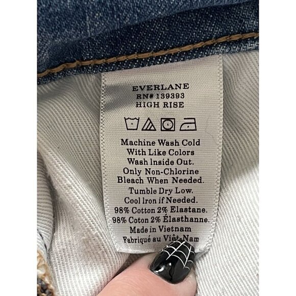 EVERLANE Women's Sz 26 High Rise Skinny Jeans - Picture 7 of 9